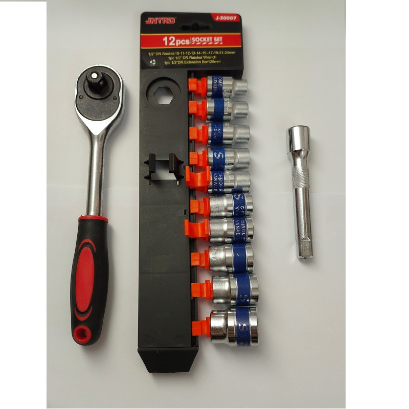 آچار بکس جی ان ترد مدل J-30007 بسته 12 عددی