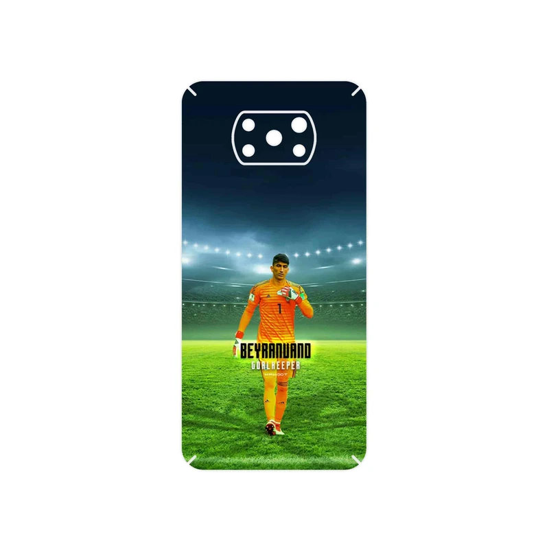 برچسب پوششی ماهوت مدل Alireza Beiranvand مناسب برای گوشی موبایل شیائومی Poco X3 Pro