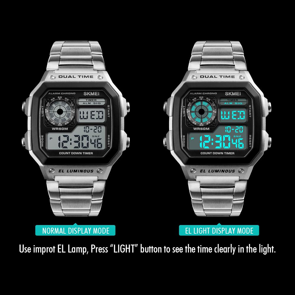 ساعت مچی دیجیتال مردانه اسکمی مدل 1335S-NP -  - 7
