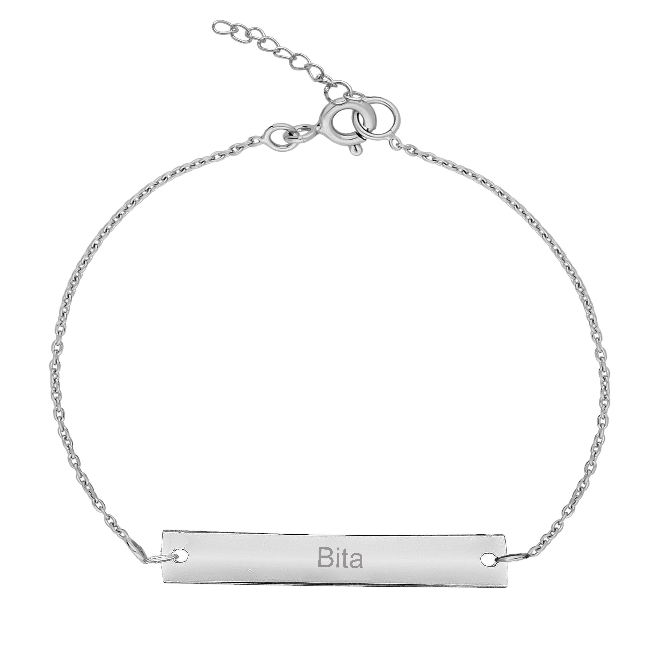 دستبند نقره زنانه ترمه ۱ مدل بیتا کد DN 1034