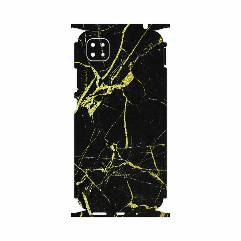 برچسب پوششی ماهوت مدل Graphite-Gold-Marble-FullSkin مناسب برای گوشی موبایل شیائومی Poco C3