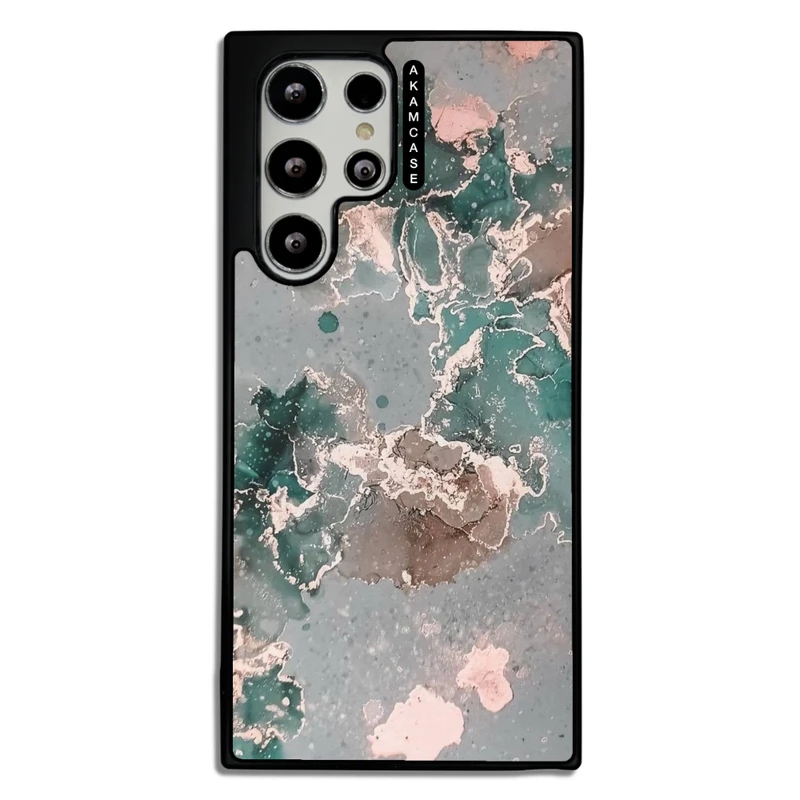 کاور آکام مدل AMC-WSGS22U-MARBLE-34 مناسب برای گوشی موبایل سامسونگ Galaxy S22 Ultra