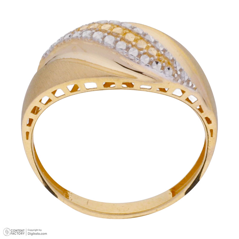 انگشتر طلا 18 عیار زنانه طلای مستجابی مدل 20160