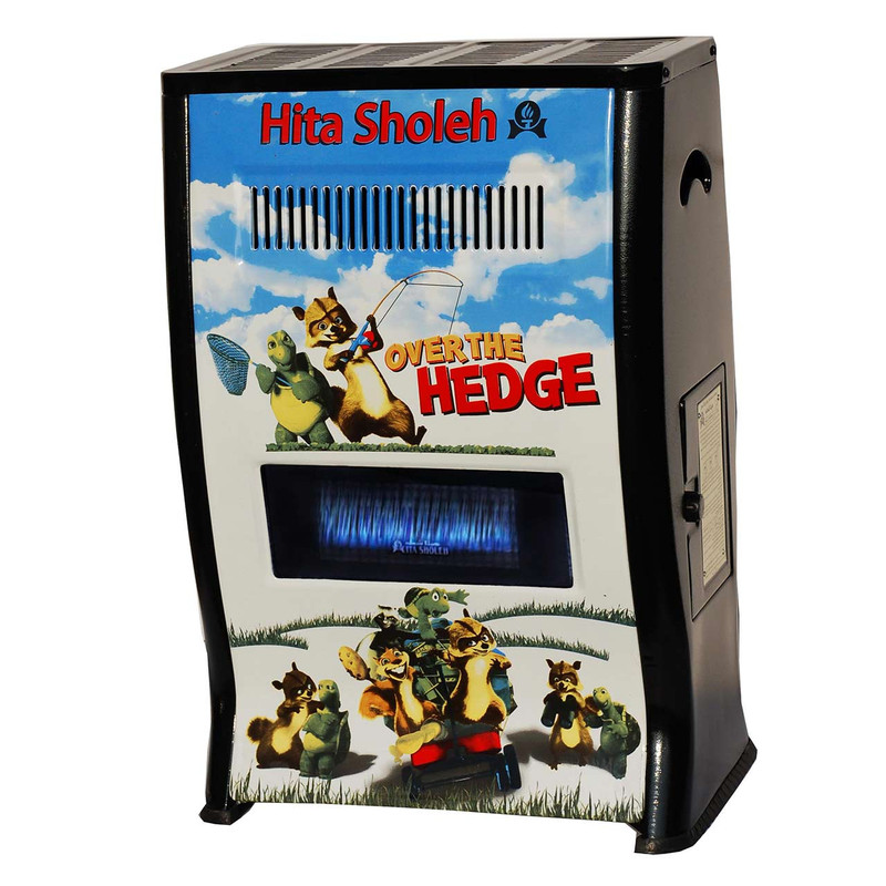 بخاری گازی هیتا شعله طرح کودک مدل فرشته HTA 700 DW