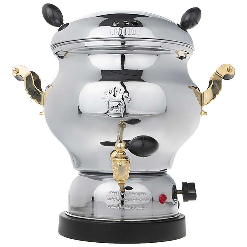 سماور برقی آپولون مدل ماری ظرفیت 5 لیتر دسته طلایی