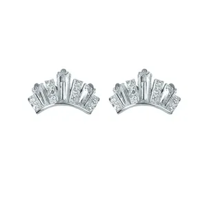 گوشواره نقره اقلیمه کد EN202