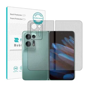 Matte Rockspace HyMTT screen protector suitable for Oppo find n2 mobile phone along with the back of the phone