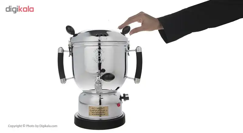 سماور برقی آپولون مدل دولوکس هیدرولیک 1000 وات حجم 5 لیتر