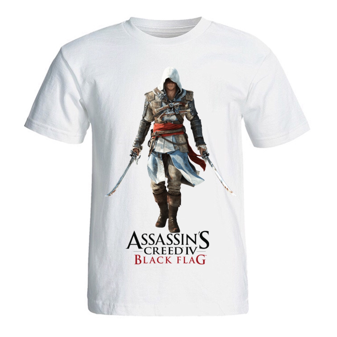 تی شرت مردانه سالامین طرح Assassins Creed Black Flag کد SA214
