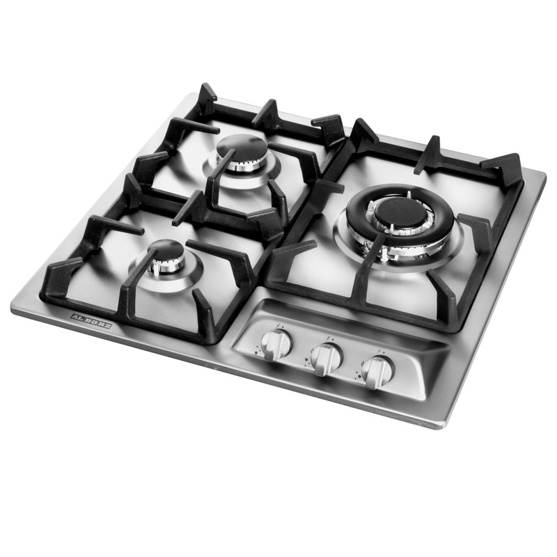 اجاق گاز صفحه‌ای سه شعله استیل البرز مدل S-3501