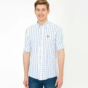 پیراهن آستین بلند مردانه یو اس پولو مدل ٰVR45