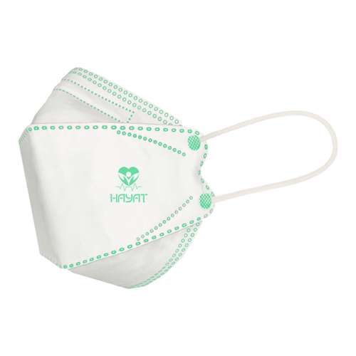 ماسک تنفسی حیات پوشش پاک مدل پنج لایه سه بعدی بسته 10 عددی
