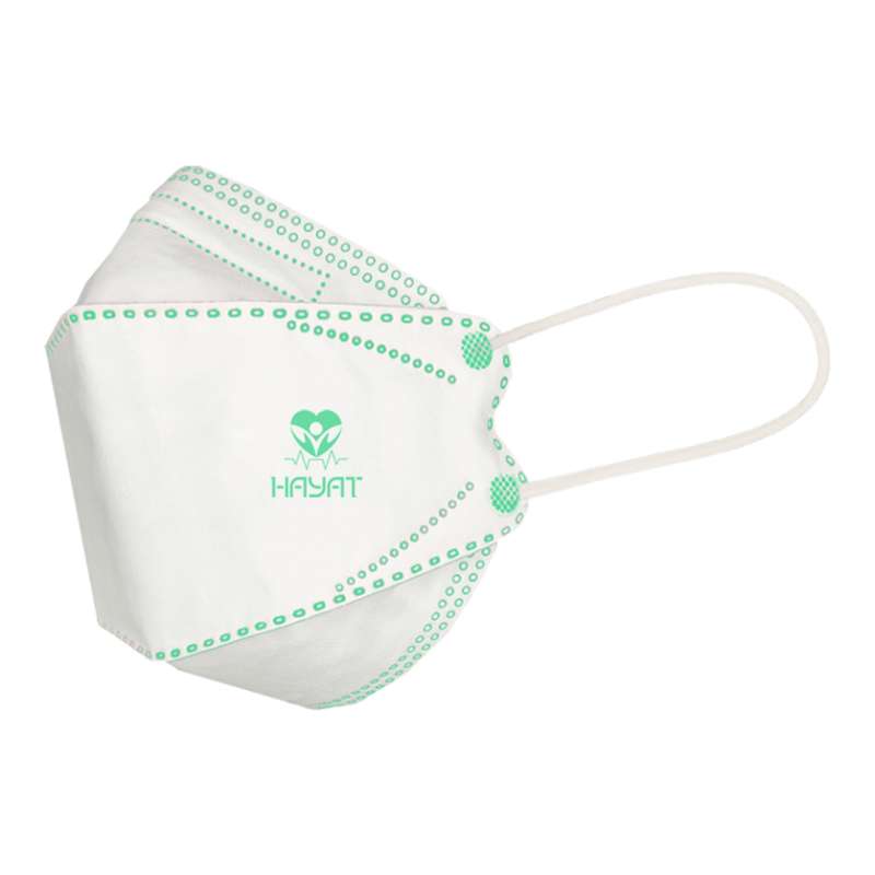 ماسک تنفسی حیات پوشش پاک مدل پنج لایه سه بعدی بسته 10 عددی