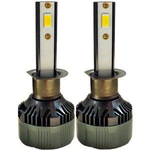 هدلایت لامپ خودرو سام مدل S5 سه رنگ فلاش زن H1 بسته دو عددی