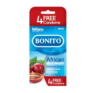 کاندم بزرگ کننده بونیتو مدل AFRICAN بسته 16 عددی