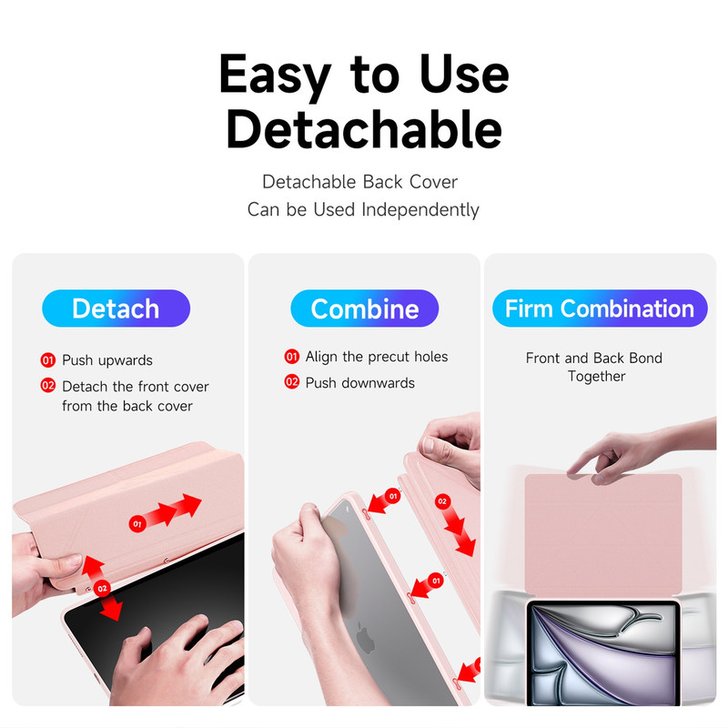 کیف کلاسوری دوکس دوکیس مدل MAGI مناسب برای تبلت اپل iPad Air 6 11/iPad Air 4/5 10.9