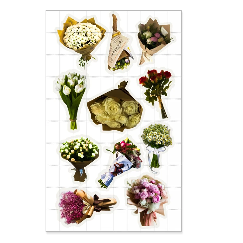 برچسب مدل دسته گل کد01