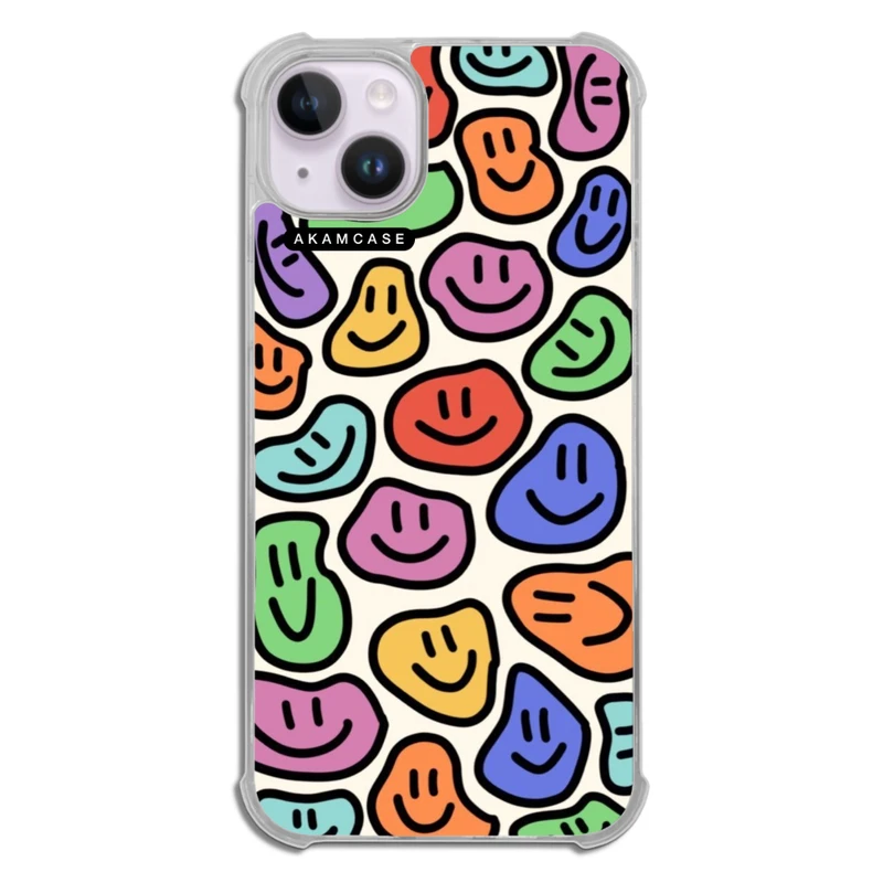 کاور آکام مدل AMCWTA14PLUS-HAPPY FACE2 مناسب برای گوشی موبایل اپل iPhone 14 Plus