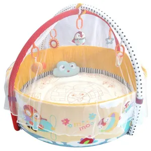 تشک بازی هاوک مدل  Baby Deluxe Mosquito Net Pool Mat