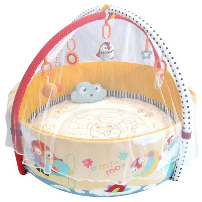 تشک بازی هاوک مدل Baby Deluxe Mosquito Net Pool Mat