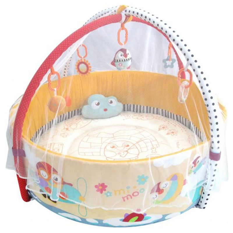 تشک بازی هاوک مدل Baby Deluxe Mosquito Net Pool Mat