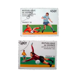 تمبر یادگاری مدل فوتبال کد bc-2178 مجموعه 2 عددی