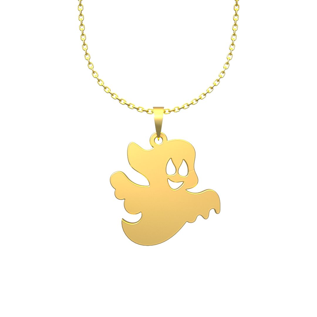 گردنبند طلا 18 عیار زنانه مدوپد مدل هالووین کد G2-1-1265 -  - 5