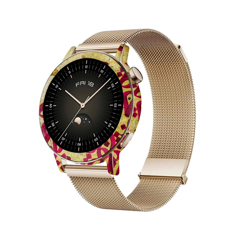 برچسب ماهوت طرح Nastaliq-5 مناسب برای ساعت هوشمند هوآوی Watch GT 3 42mm