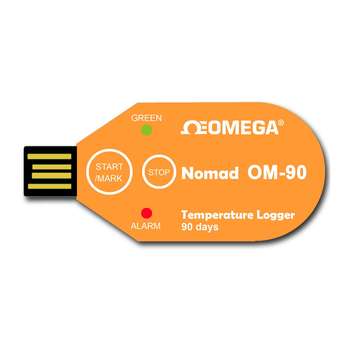 دیتالاگر دما یک بار مصرف 90 روزه  اُمگا مدل OM-90