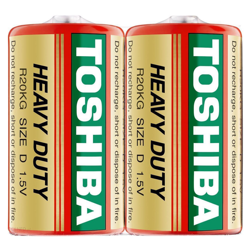 باتری D توشیبا مدل Heavy Duty بسته 2 عددی