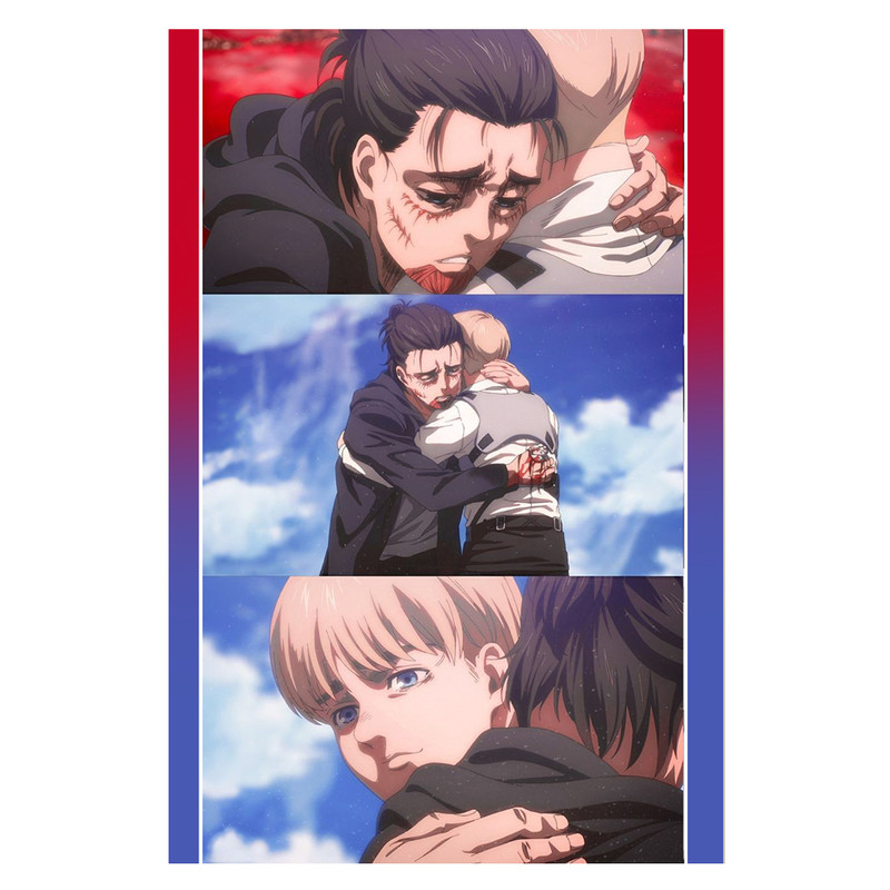 پوستر مدل ارن ییگر Eren yeager طرح انیمه Attack on titan کد 393