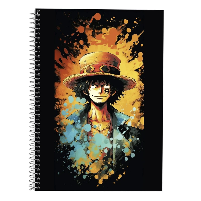 دفتر زبان 50 برگ مدوپد مدل سه خط طرح وان پیس One Piece کد DF10792