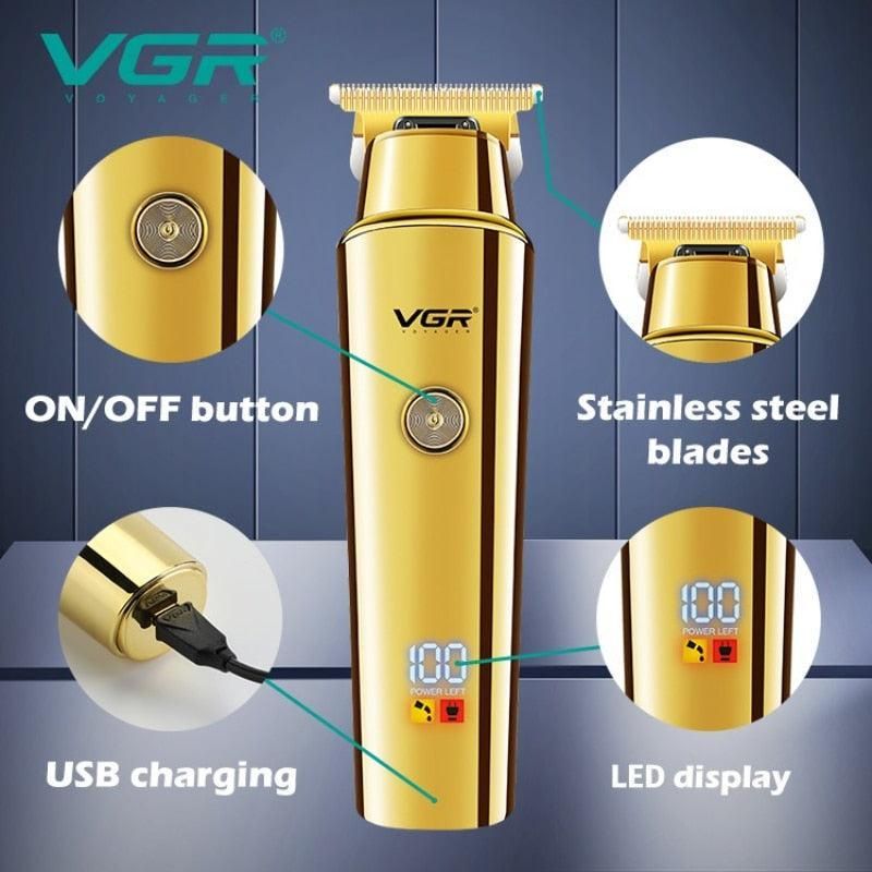 ماشین اصلاح موی سر و صورت وی جی ار مدل V-947 -  - 8