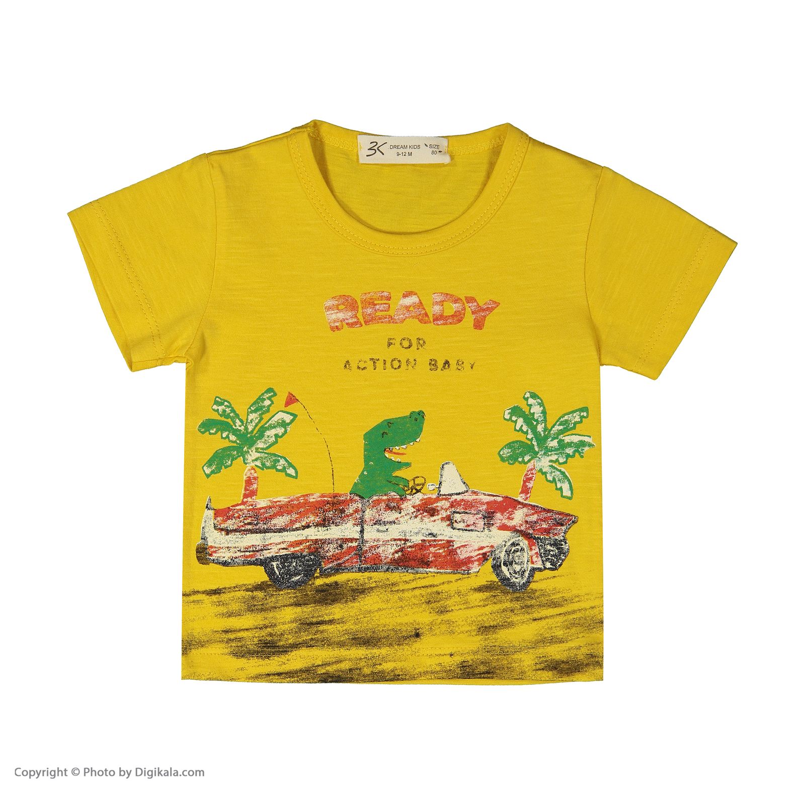 تی شرت نوزادی پسرانه بی کی مدل 2211118-16 -  - 2