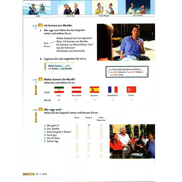 کتاب Menschen اثر جمعی از نویسندگان انتشارات Hueber دو جلدی