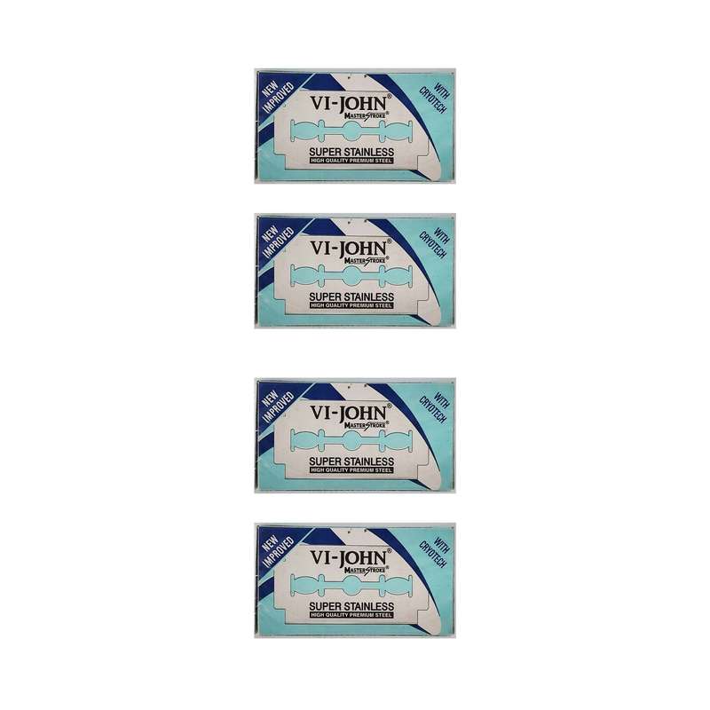 تیغ یدک وی جان مدل 01 بسته 4 عددی تیغ یدک وی جان مدل 01 بسته 4 عددی