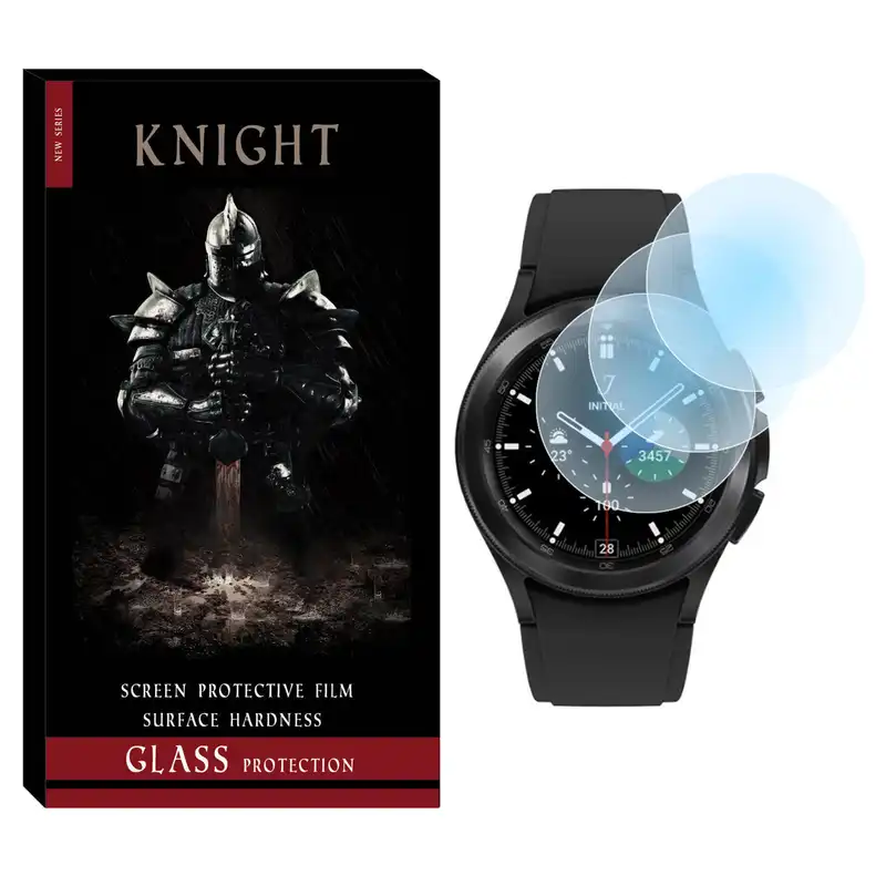 محافظ صفحه نمایش شیشه‌ای نایت مدل SH-KT مناسب برای ساعت هوشمند سامسونگ Galaxy Watch 4 Classic 42mm بسته سه عددی