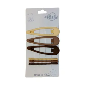 ست گیره و سنجاق مو زنانه کد 4006 مجموعه 9 عددی