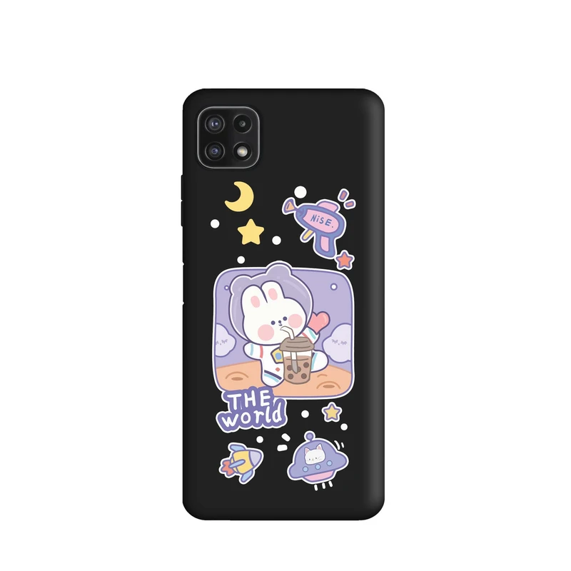 کاور طرح خرگوش بامزه کد m655 مناسب برای گوشی موبایل سامسونگ Galaxy A22 5G