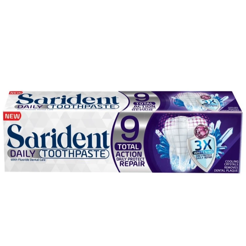 خمیردندان ساریدنت مدل توتال 9 کاره وزن 100 گرم
