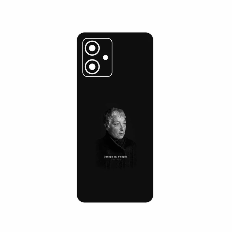 برچسب پوششی ماهوت مدل Portrait of a European Woman مناسب برای گوشی موبایل موتورولا Moto G54