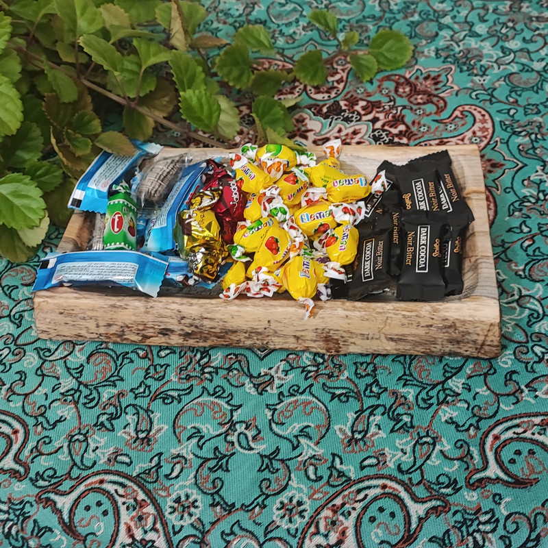 سینی مدل چوبی افرا کد S001 A