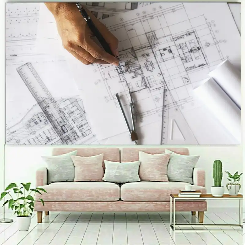 تابلو بوم طرح مهندسی ساختمان مدل SDB2805