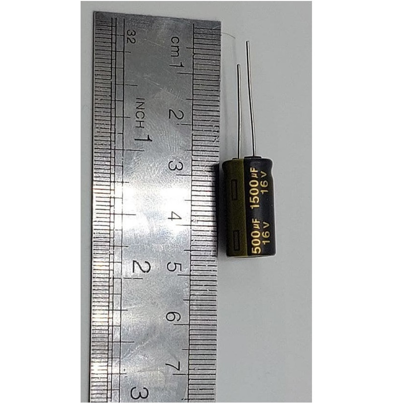 خازن الکترولیت 1500 میکروفاراد 16 ولت مدل A3TD بسته 10 عددی