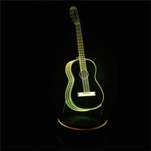 نقد و بررسی چراغ خواب سه بعدی پارسافن لیزر طرح گیتار 16 رنگ ریموت دار توسط خریداران