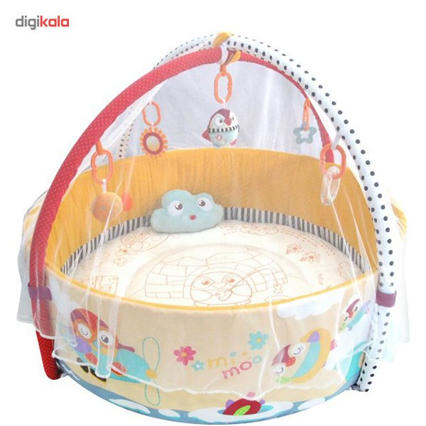 تشک بازی هاوک مدل Baby Deluxe Mosquito Net Pool Mat