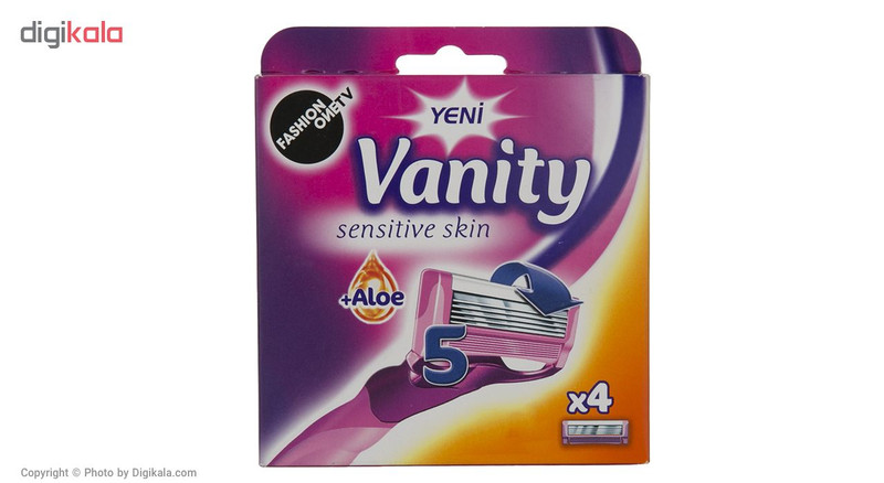 تیغ یدک مدل Vanity بسته 4 عددی