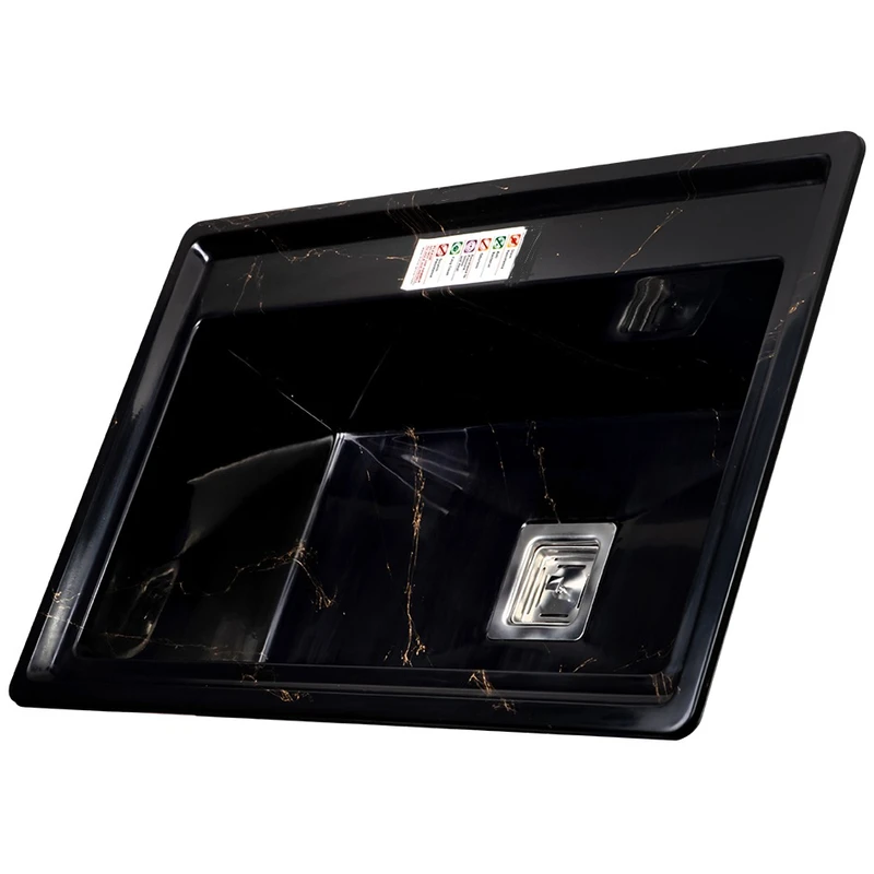 عکس شماره 3 : سینک ظرفشویی گرانیت توکار یک لگنه مدل 80mrt