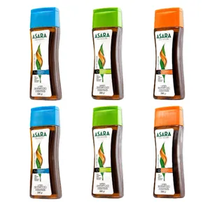شامپو تقویت کننده و ضد ریزش مو آسارا مدل Herbal حجم 260 میلی لیتر بسته 6 عددی