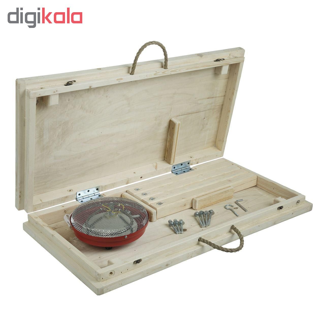 کرسی تاشو پارسین مدل KTH90cm به همراه هیتر main 1 1